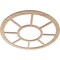 Ekena Millwork Grace Wood Fretwork Pierced Ceiling Medallion, Alder, 28"OD x 10 1/8"ID x 3/8"T CMWP28X0375GRAL - alternate 2